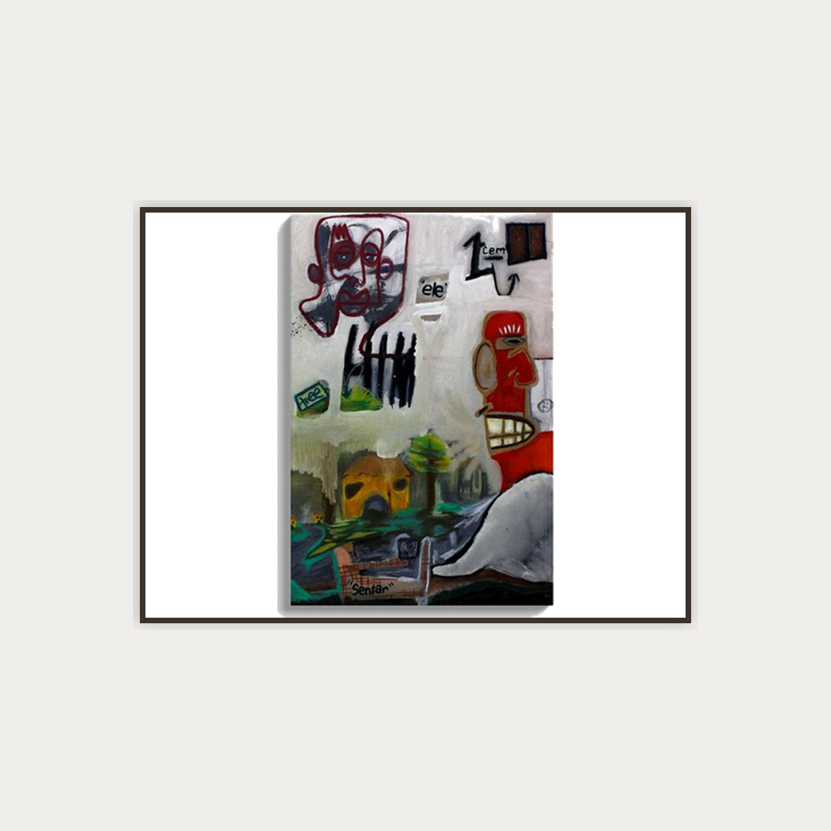 Ele die-cut sticker