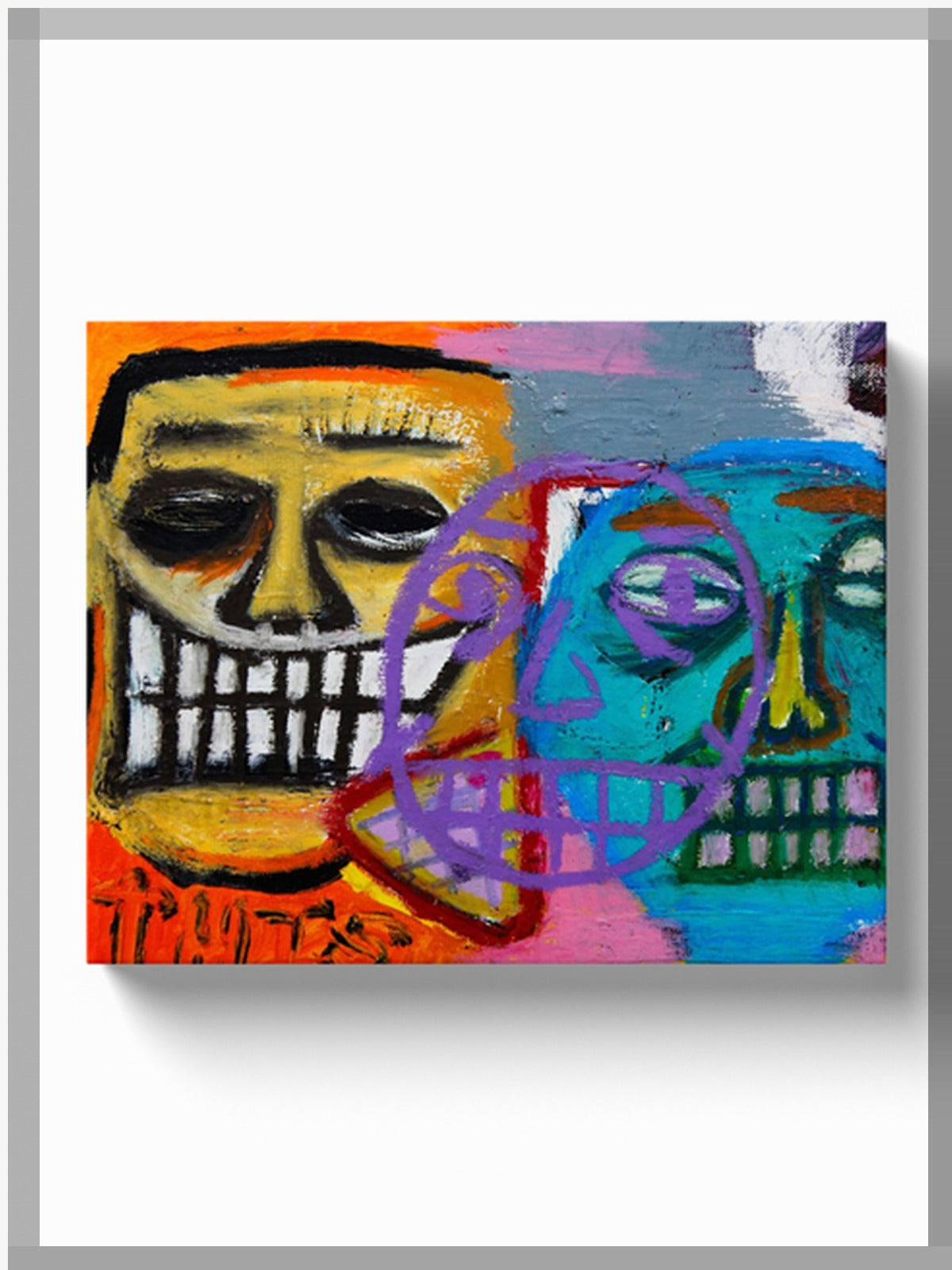Brothers Grin Canvas Print