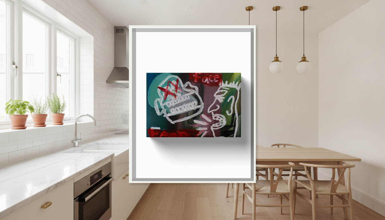 Scare Canvas Print