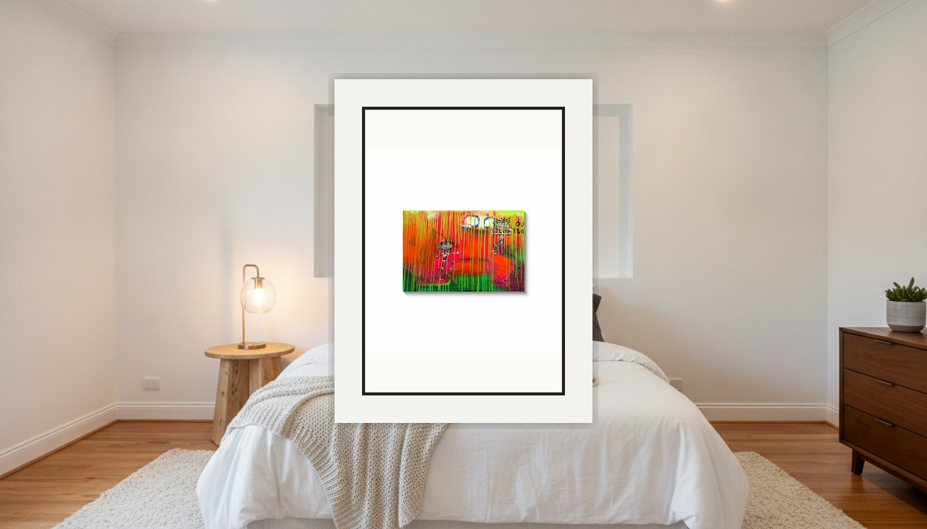 Melancia - Acrylic on Canvas Wrap - (26x40) Paper Print