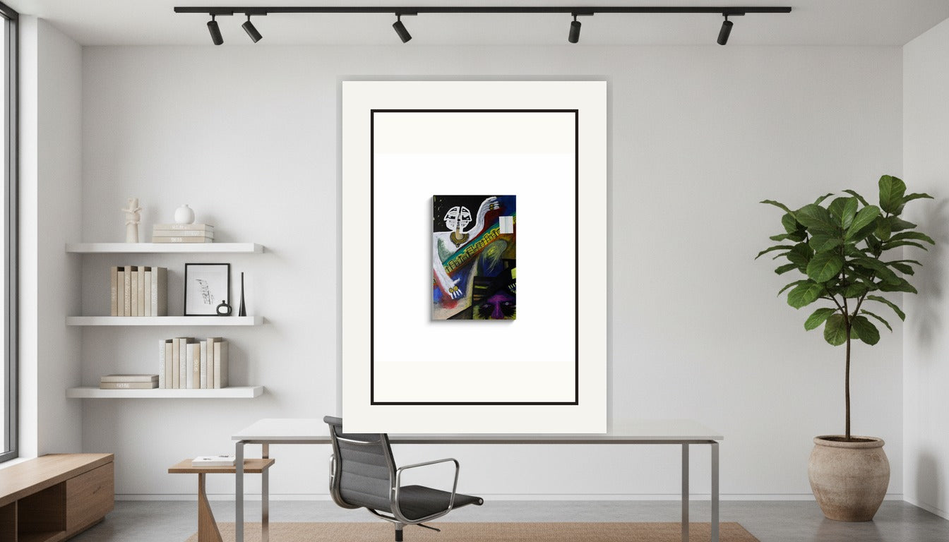 Sovereign Song - Oil on Canvas Wrap - (24x36) Paper Print