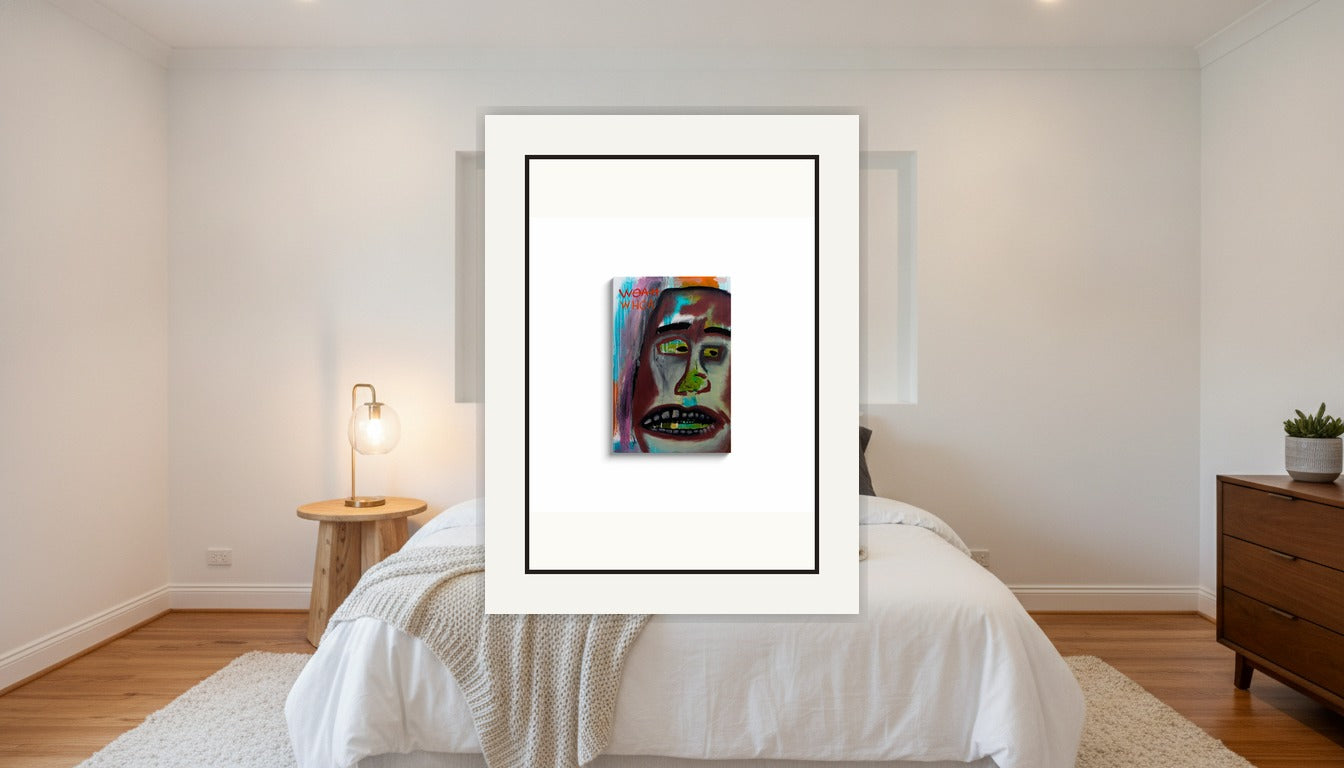 Whoa - Acrylic on Canvas Wrap - (24x36) Paper Print