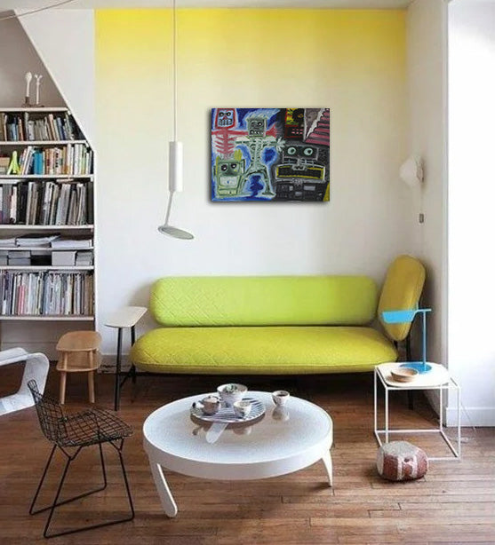 Automation - Oil on Canvas Wrap - Deego Design