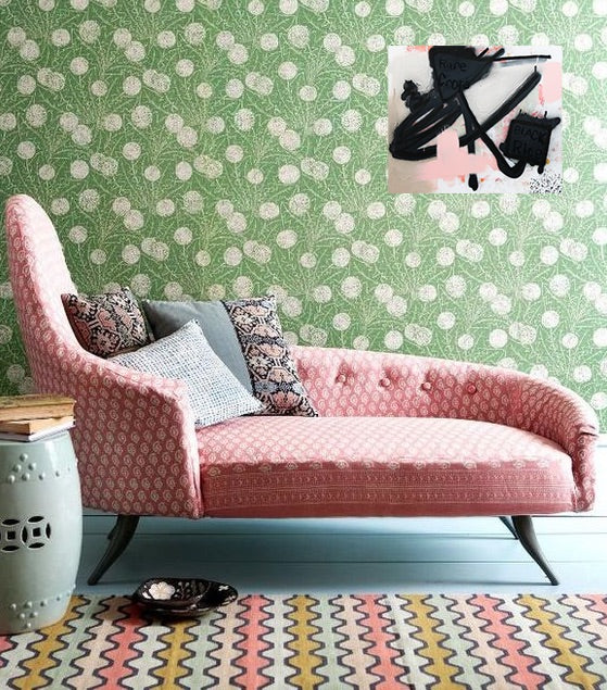 Black Rice - Oil on Canvas Wrap - Deego Design