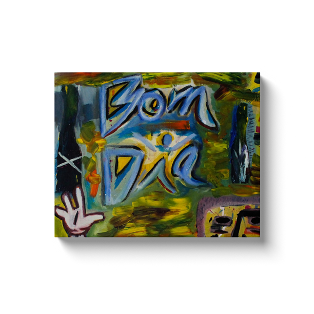 Bom Dia - Oil on Canvas Wrap - Deego Design