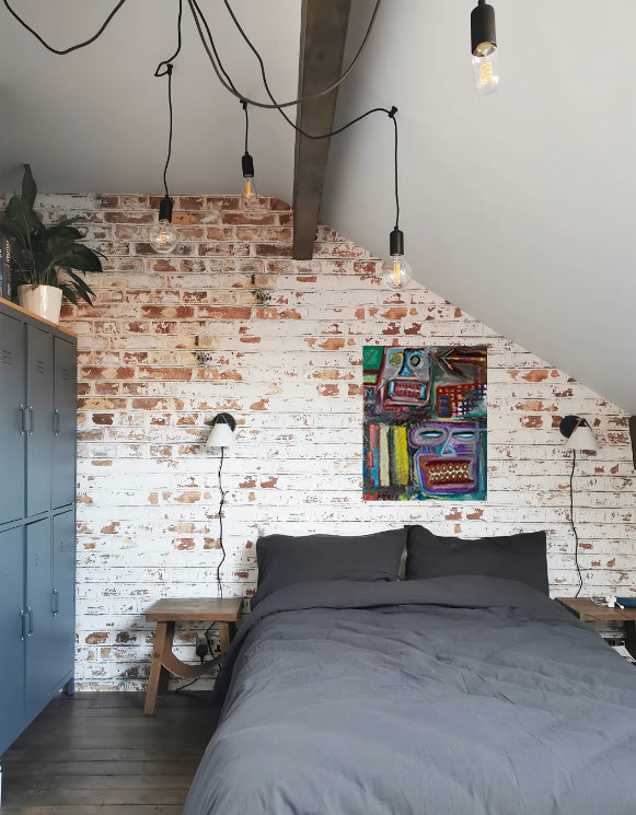 Coogi Face - Oil on Canvas Wrap - Deego Design