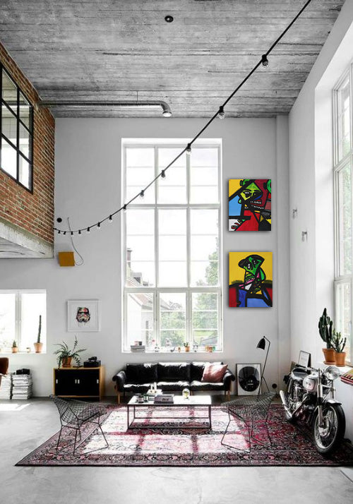 Cosa Uno - Acrylic & Oil on Canvas Wrap - Deego Design