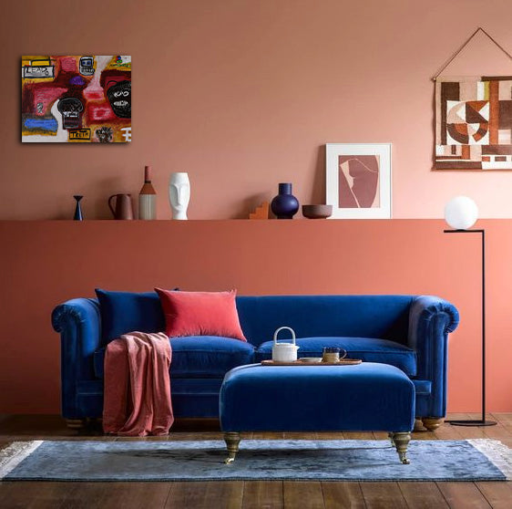 Dopamine - Acrylic & Oil Canvas Wrap - Deego Design