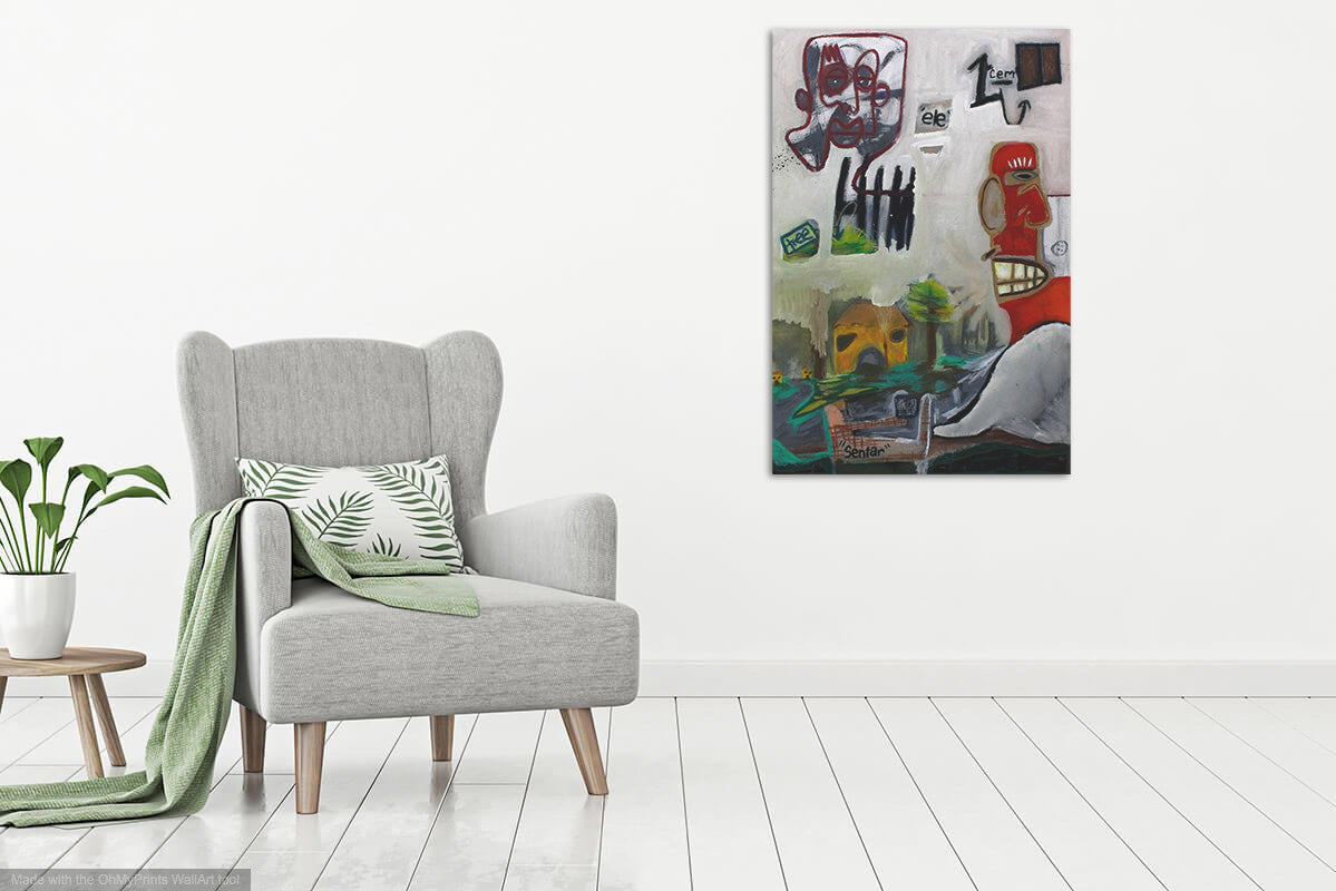 Ele - Oil on Canvas Wrap - Deego Design