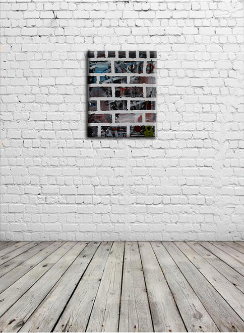 Exposed Brick - Acrylic on Canvas Wrap - Deego Design