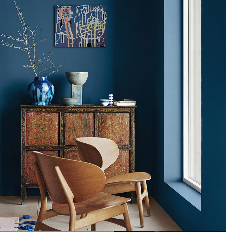 Fly Swatter - Acrylic on Canvas Wrap - Deego Design