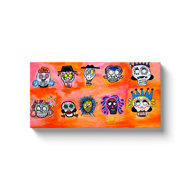 Folklore Animation - Acrylic on Canvas Wrap - Deego Design