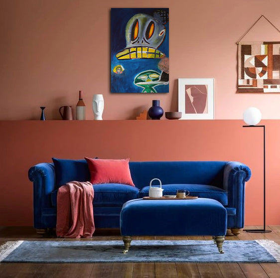 Head Space - Oil on Canvas Wrap - Deego Design