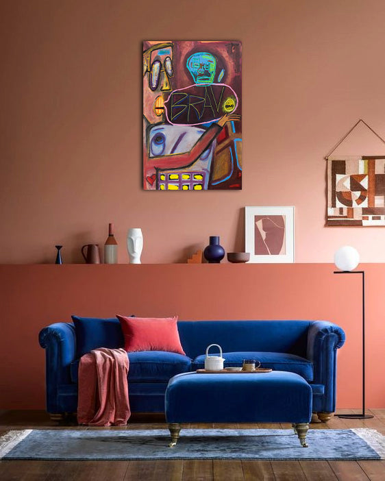 High Praise - Oil on Canvas Wrap - Deego Design