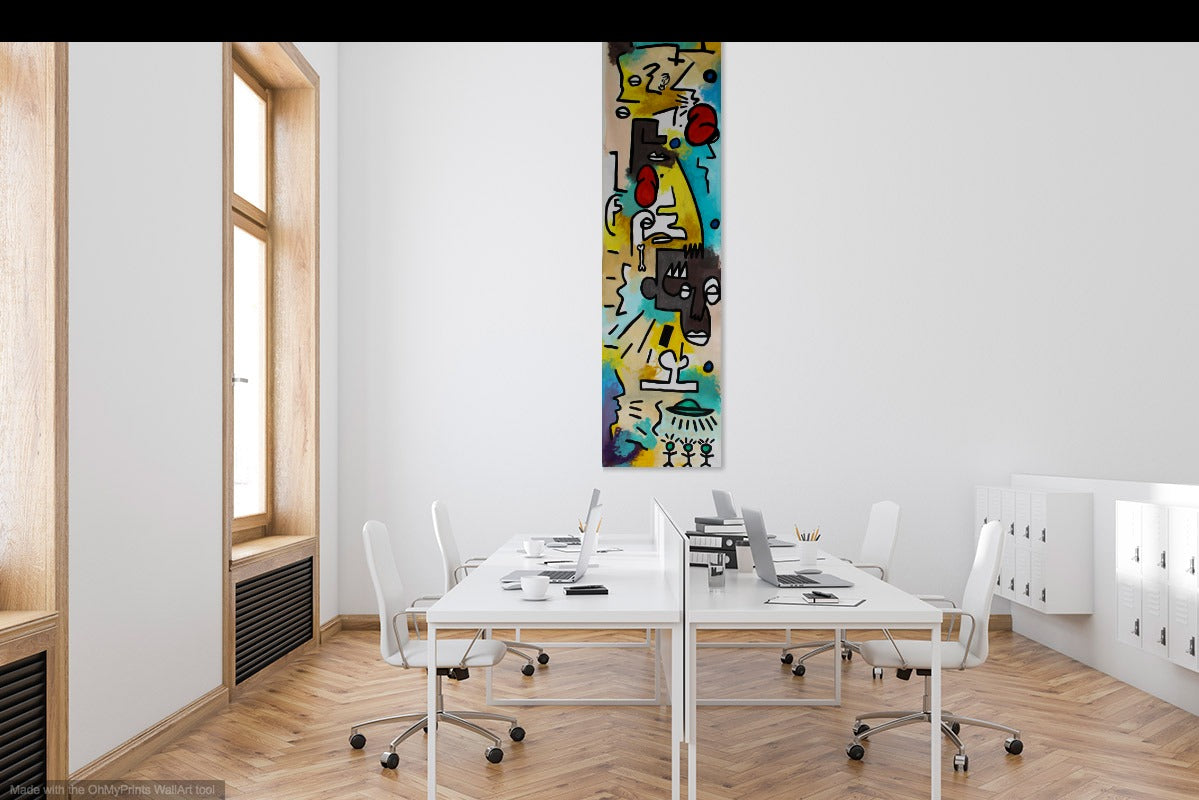 Archetype 129 - Acrylic on Canvas Roll - Deego Design