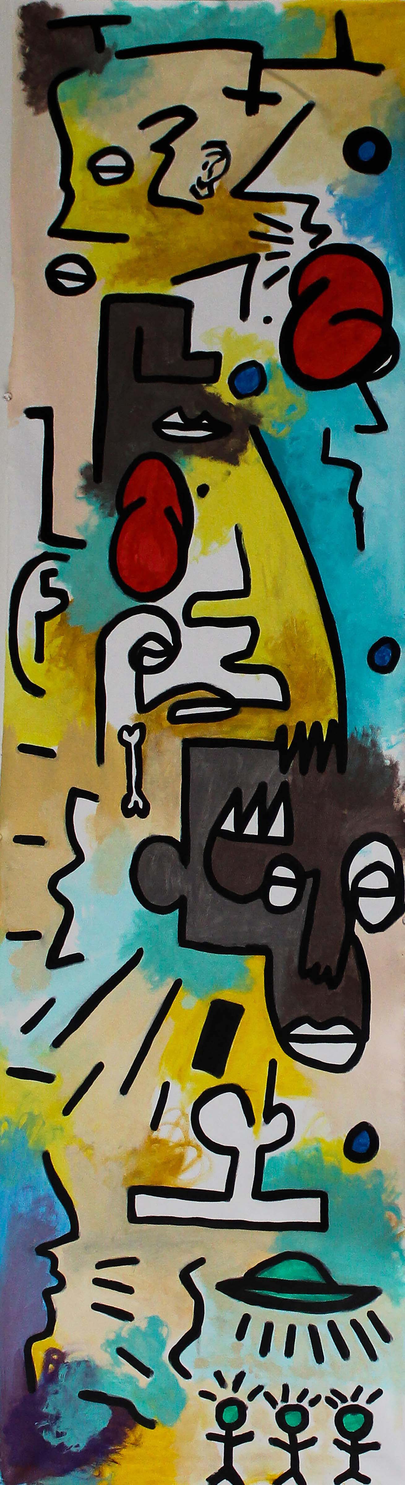Archetype 129 - Acrylic on Canvas Roll - Deego Design