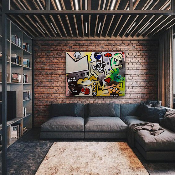 Archetype 108 - Acrylic on Canvas Wrap - Deego Design