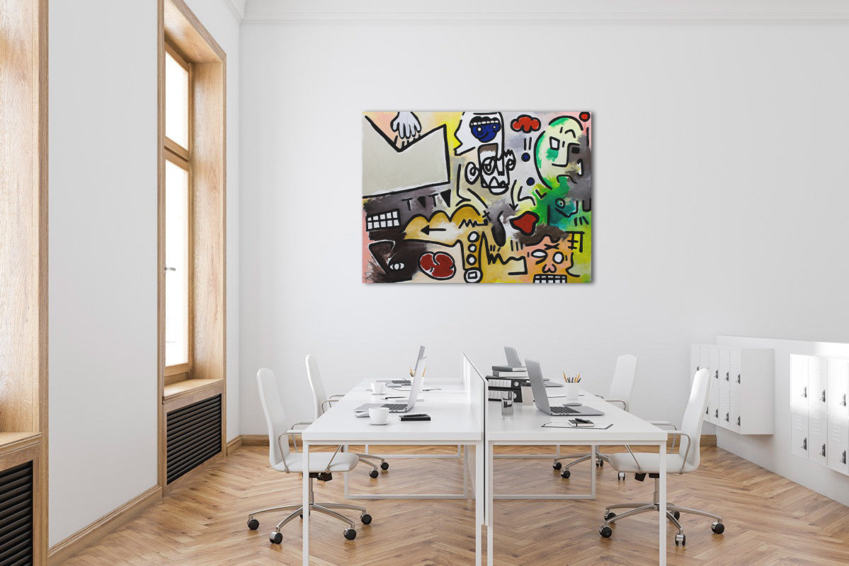 Archetype 108 - Acrylic on Canvas Wrap - Deego Design