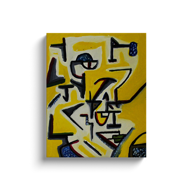 Puzzle - Oil on Canvas Wrap - Deego Design