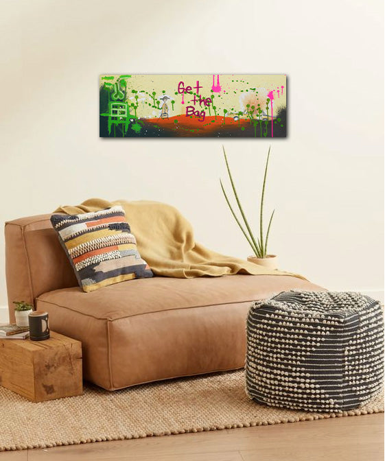 Queen Pin - Acrylic & Oil on Canvas Wrap - Deego Design