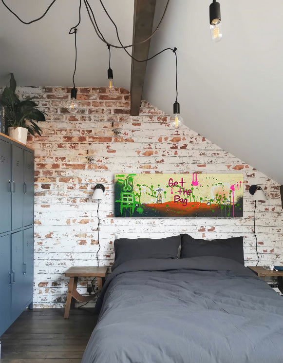 Queen Pin - Acrylic & Oil on Canvas Wrap - Deego Design