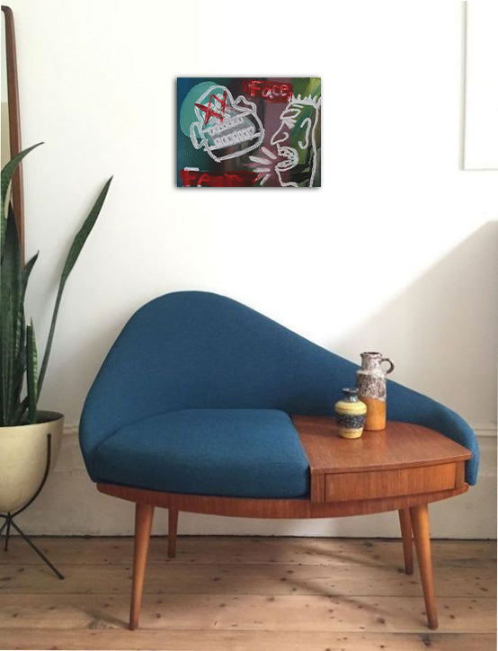 Scare - Oil on Canvas Wrap - Deego Design