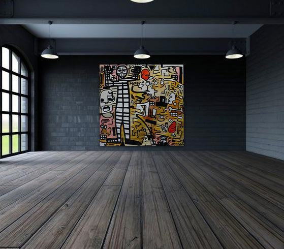 Archetype 92 - Acrylic on Canvas Roll - Deego Design