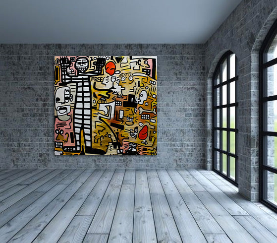 Archetype 92 - Acrylic on Canvas Roll - Deego Design