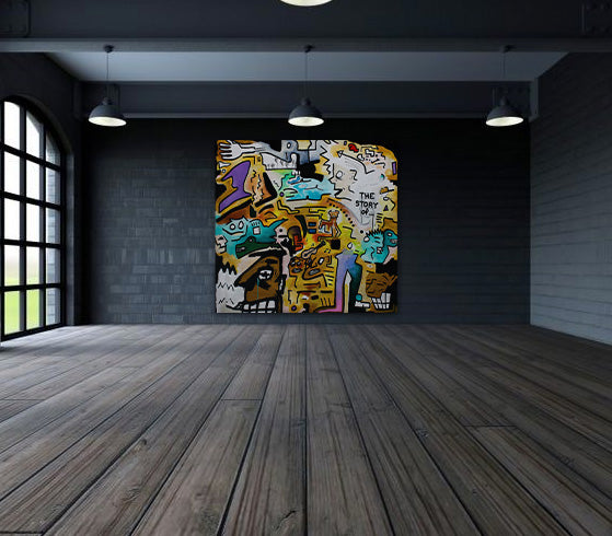 Archetype 151 - Acrylic on Canvas Roll - Deego Design