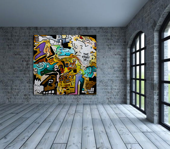 Archetype 151 - Acrylic on Canvas Roll - Deego Design