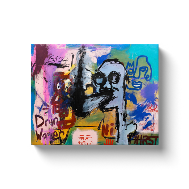 Thirst - Acrylic on Canvas Wrap - Deego Design