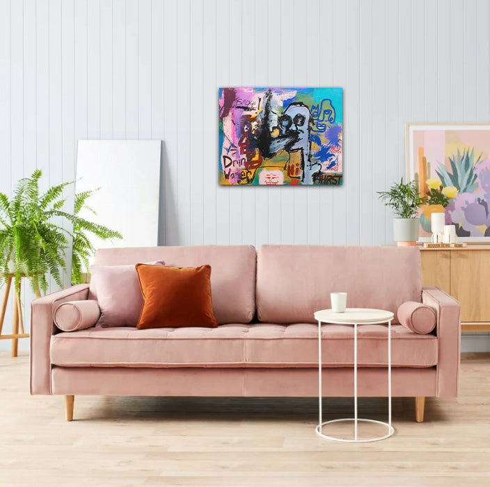 Thirst - Acrylic on Canvas Wrap - Deego Design