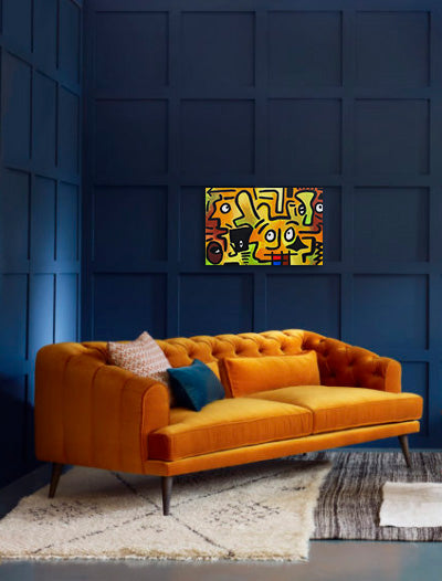 Archetype 144 - Acrylic on Canvas Wrap - Deego Design