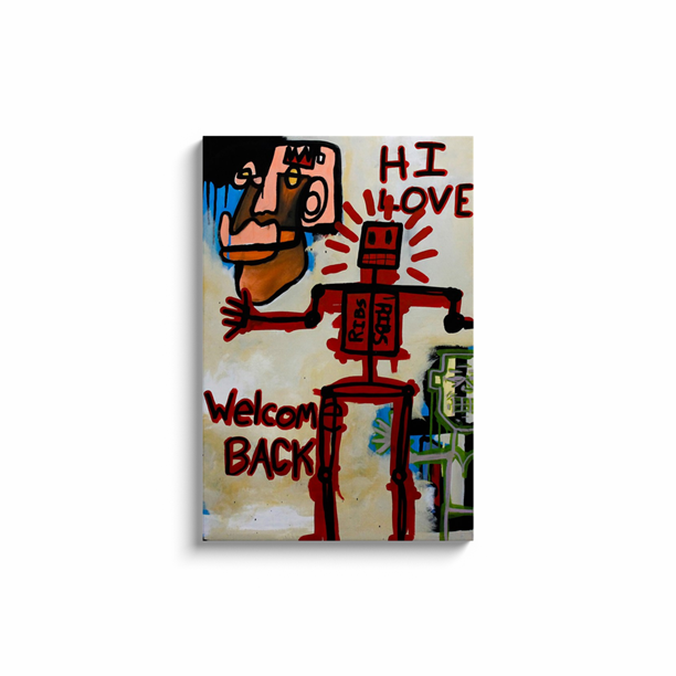 Welcome Back - Acrylic on Canvas Wrap - Deego Design