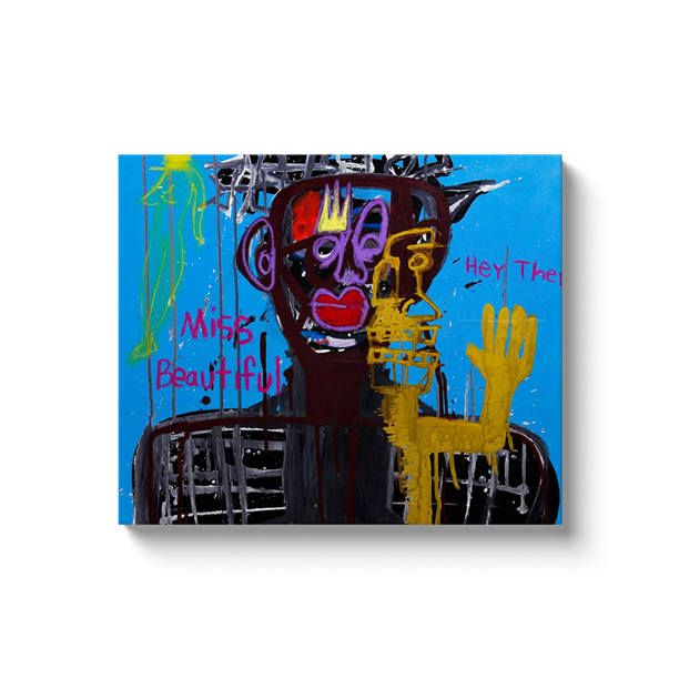 Miss Beautiful - Acrylic & Oil on Canvas Wrap - Deego Design