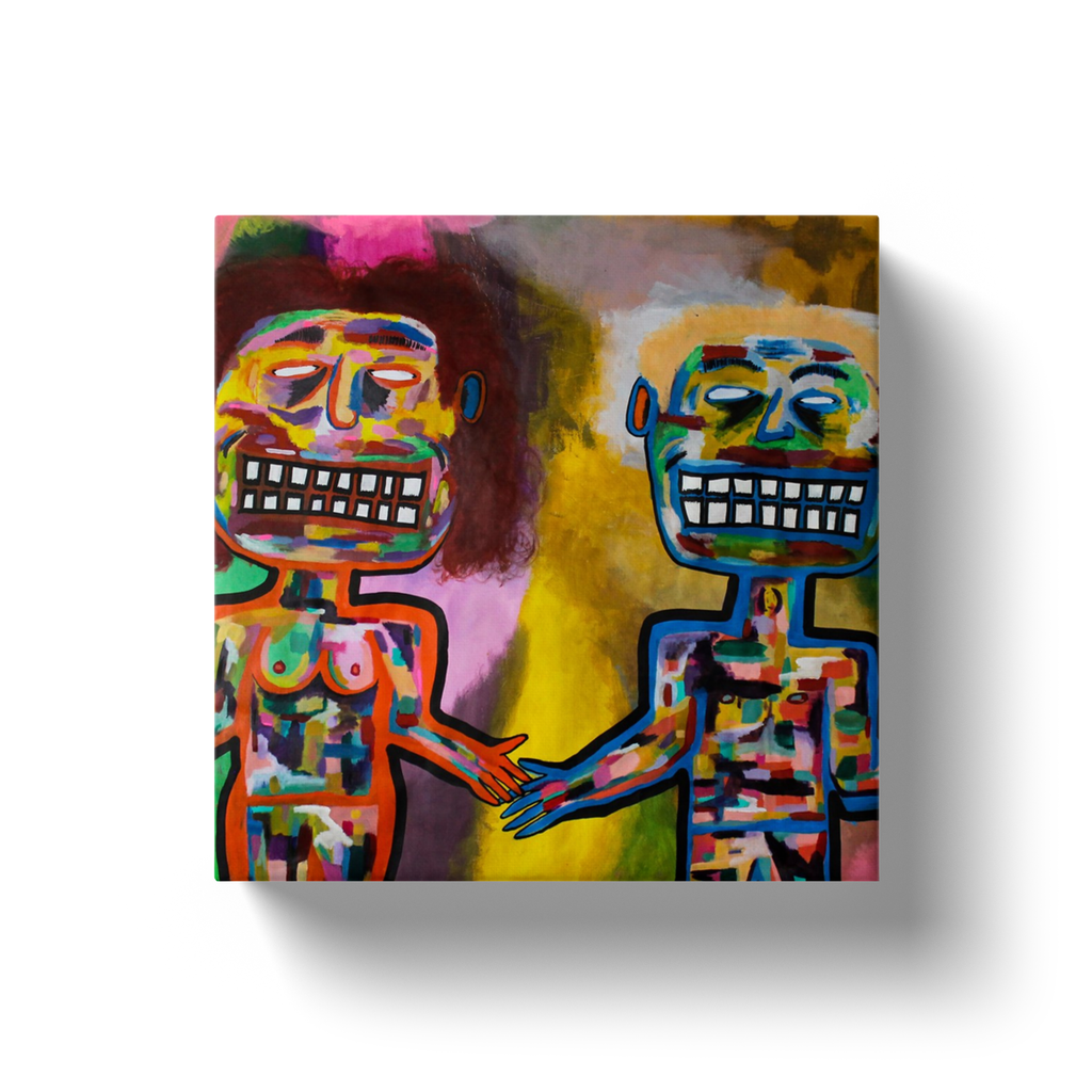 Him & Her Canvas Print