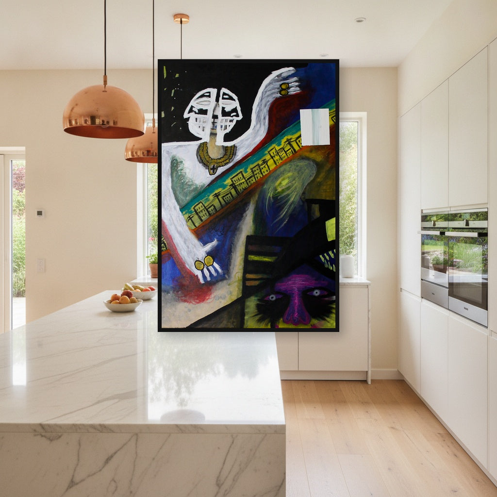 Painting 10 Canvas Wrap - Lifestyle Room Mockup
