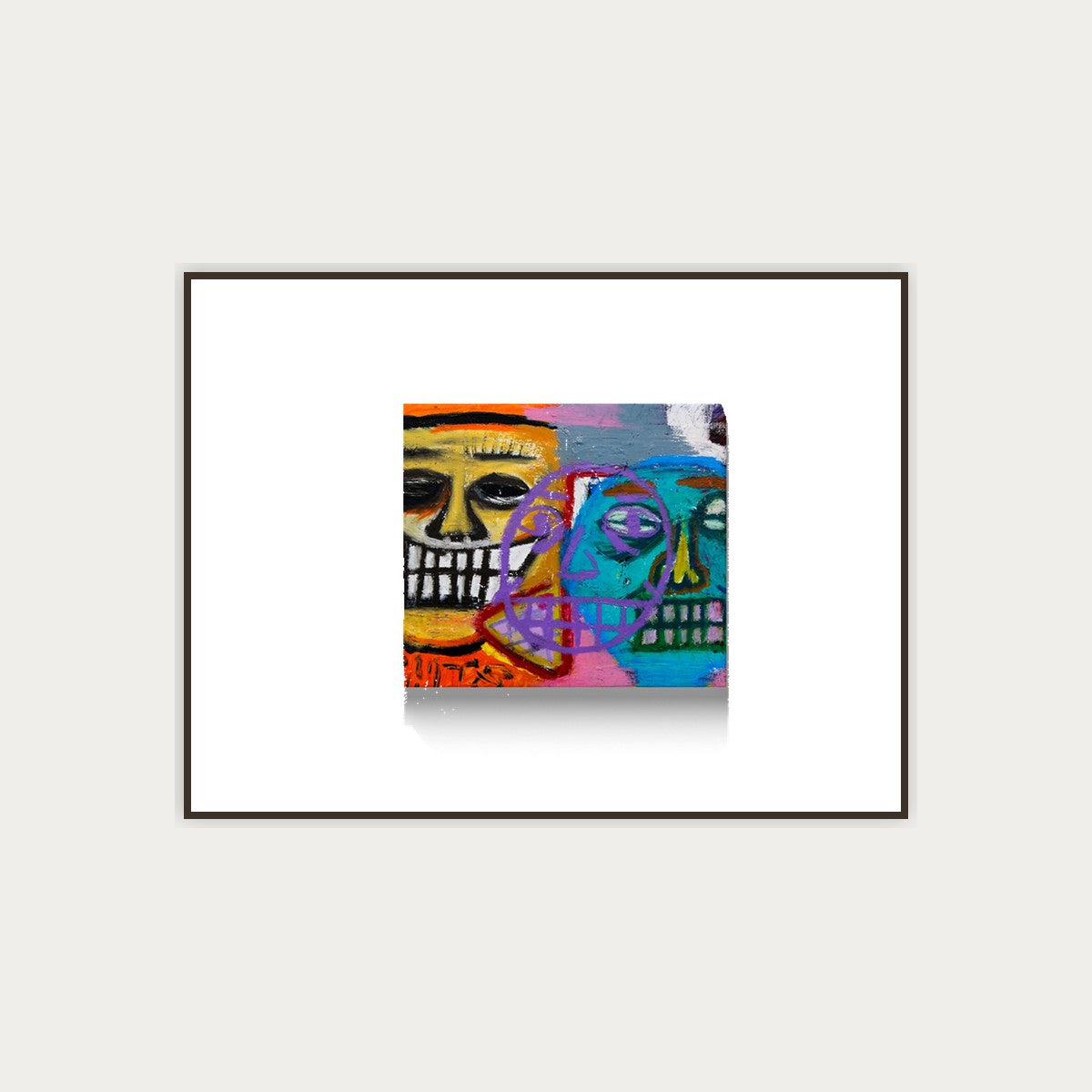 Brothers Grin die-cut sticker