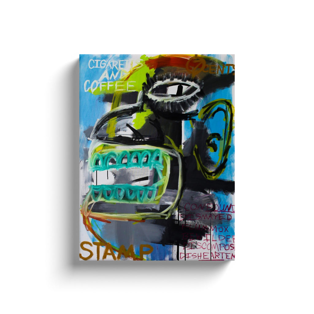 Stamp Canvas Print