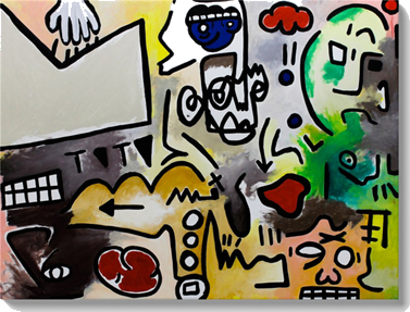 Cleaned artwork