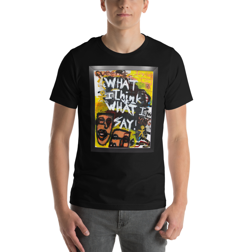Controlled Choices — Black T-Shirt Mockup