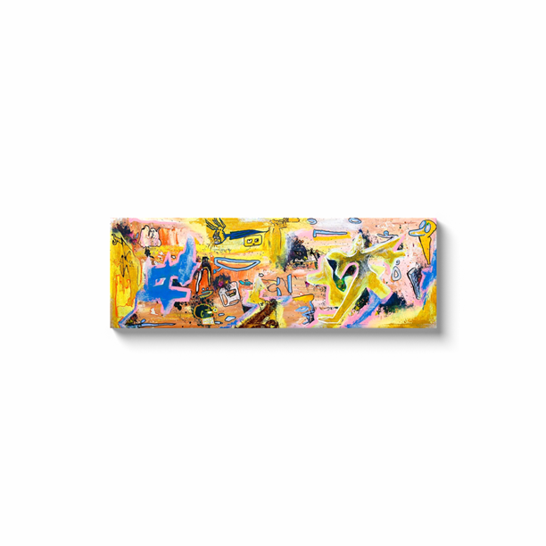 Jupiter Quest - Acrylic on Canvas Wrap - (12x36) Paper Print - Artwork