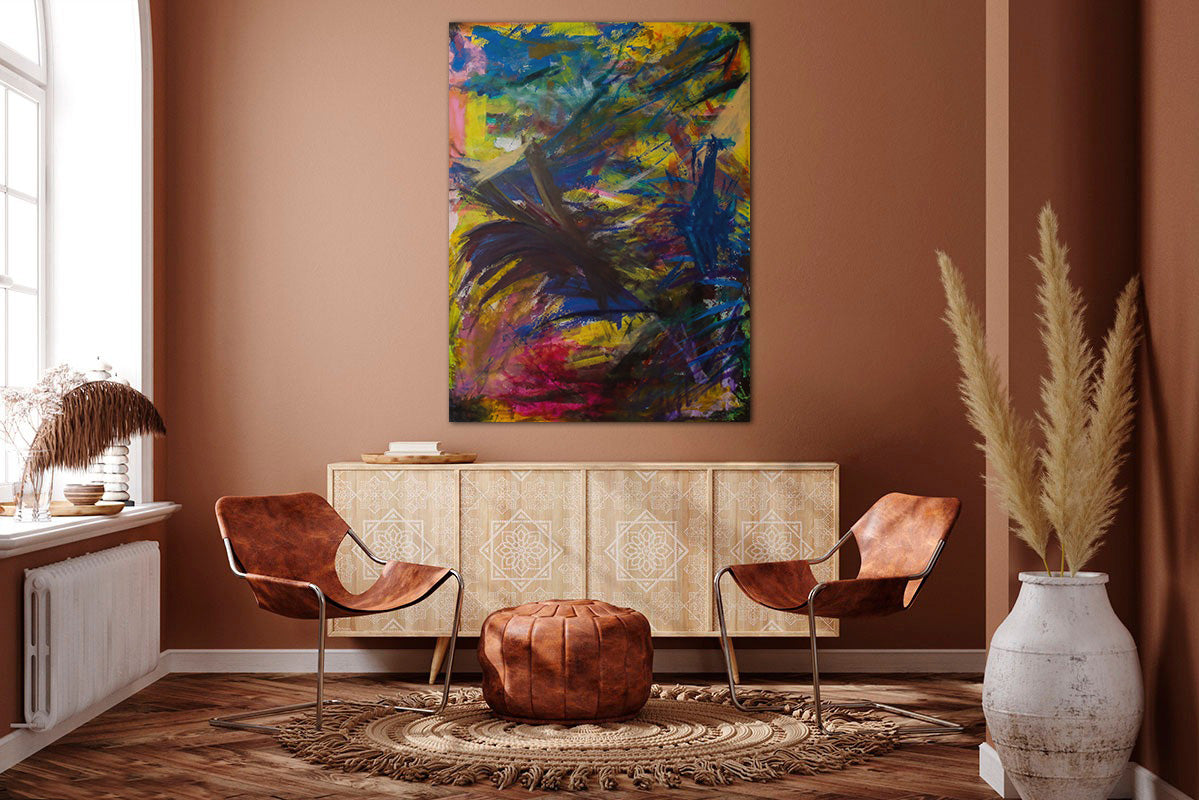 La Croix Vibes - Acrylic on Canvas Wrap - (9x12) Paper Print - Artwork