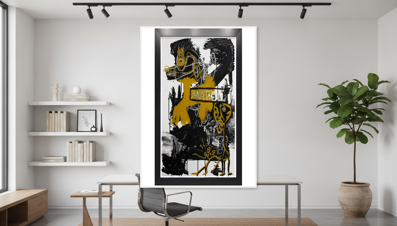 Bootlegged Paper Print