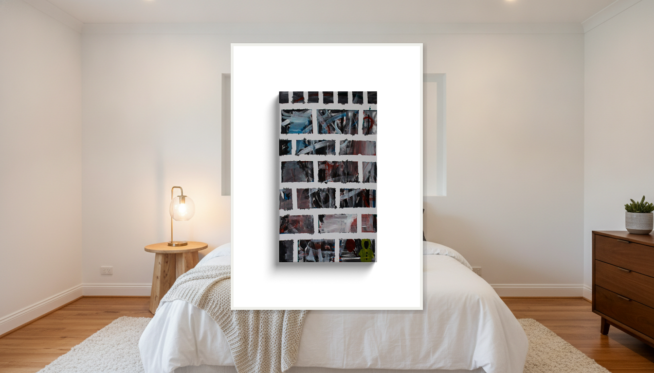 Exposed Brick Paper Print