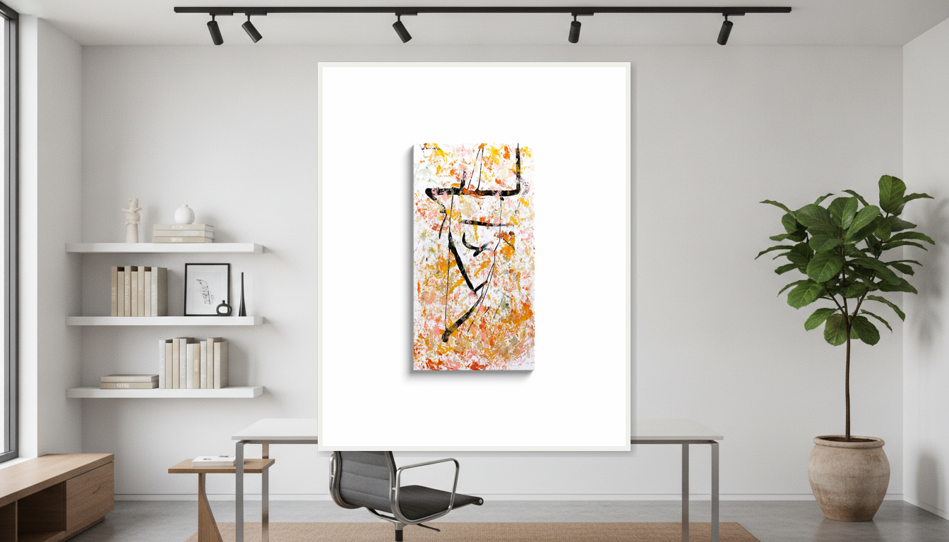 Apricot Hues Canvas Print
