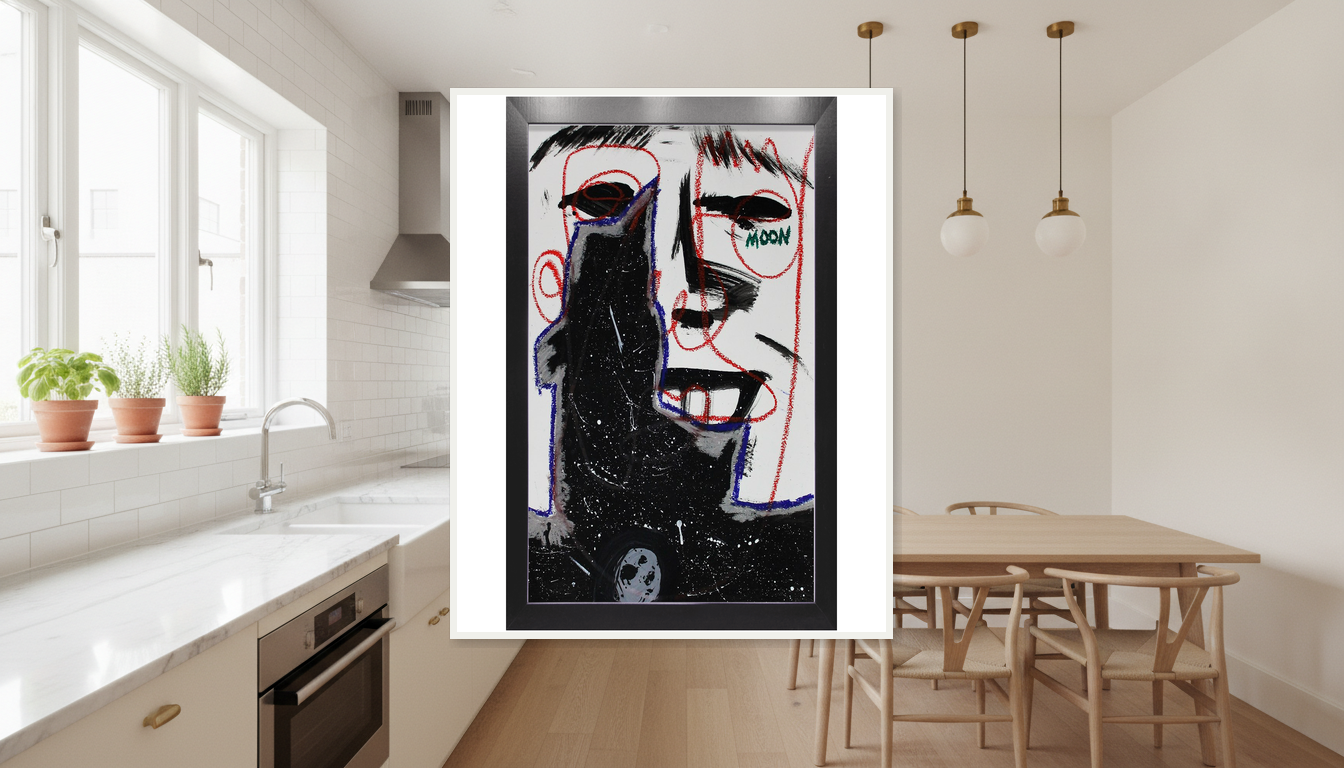 Moon Man Canvas Print