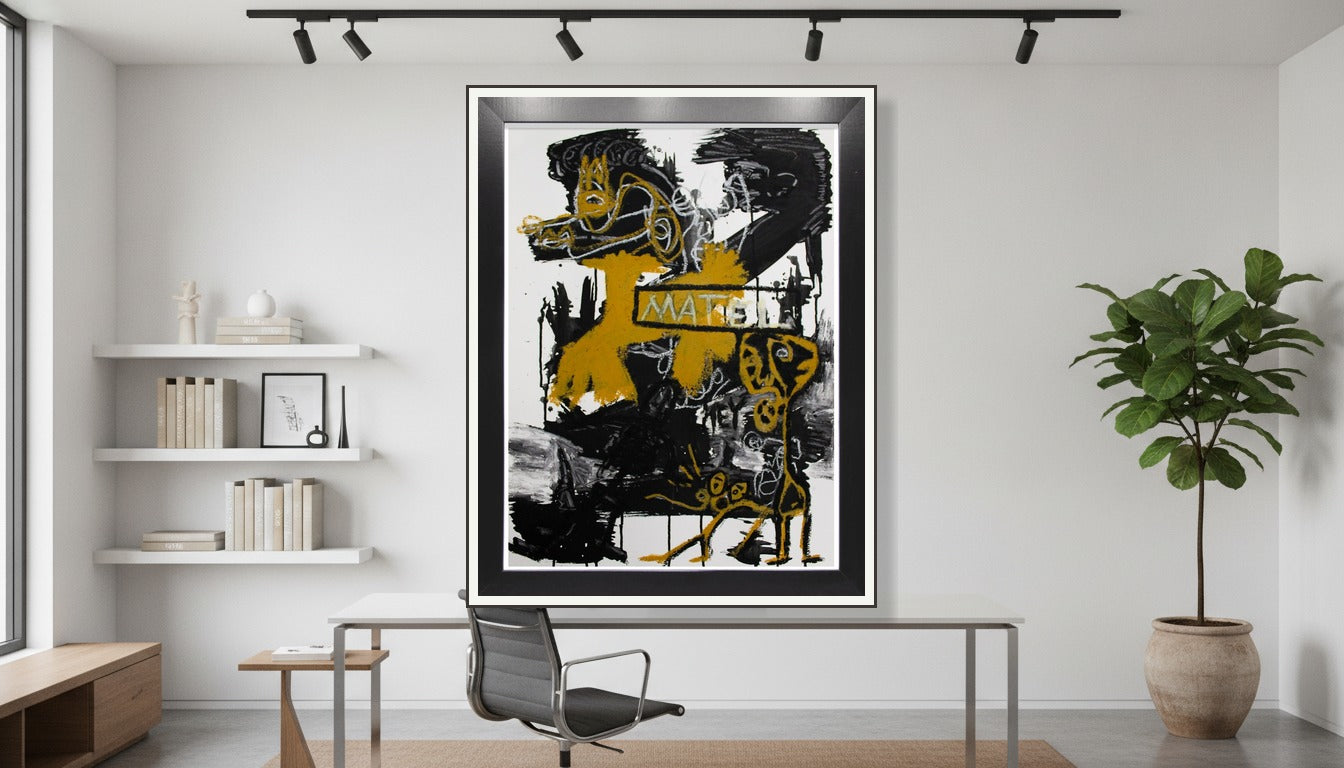 Bootlegged Paper Print