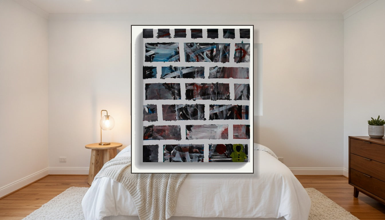 Exposed Brick Paper Print