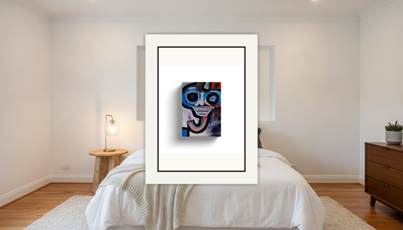 Masked Spirit- Acrylic on Canvas Wrap - (16x20) Paper Print